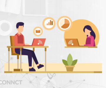 Asynchronous work balance using V.connct for real-time and async collaboration